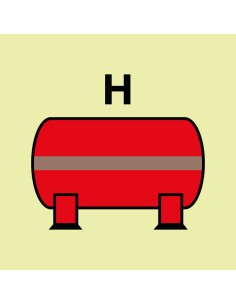 Señal Luminiscente PVC 1,1...