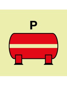 Señal Luminiscente PVC 1,1...