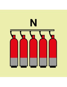 Señal Luminiscente PVC 1,1...