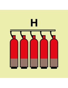 Señal Luminiscente PVC 1,1...