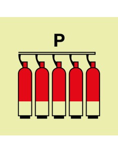 Señal Luminiscente PVC 1,1...
