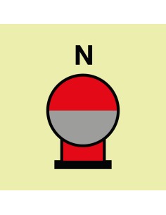 Señal Luminiscente PVC 1,1...