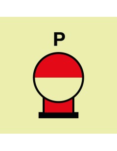 Señal Luminiscente PVC 1,1...