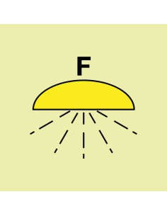 Señal Luminiscente PVC 1,1...
