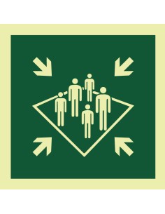 Señal Luminiscente PVC 1,1...