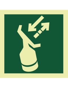 Señal Luminiscente PVC 1,1...