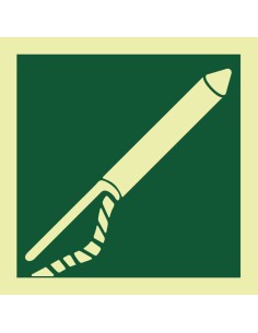 Señal Luminiscente PVC 1,1...