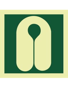 Señal Luminiscente PVC 1,1...