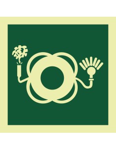 Señal Luminiscente PVC ....