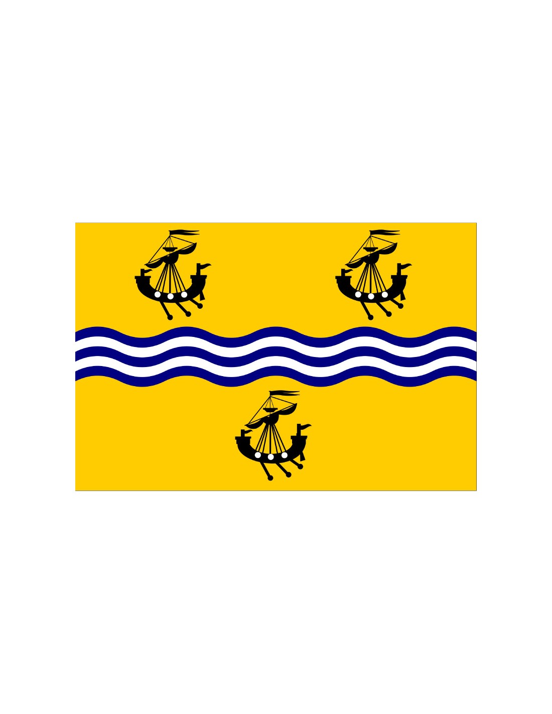 Bandera de Las Islas Hébridas Occidentales. Outer Hebrides