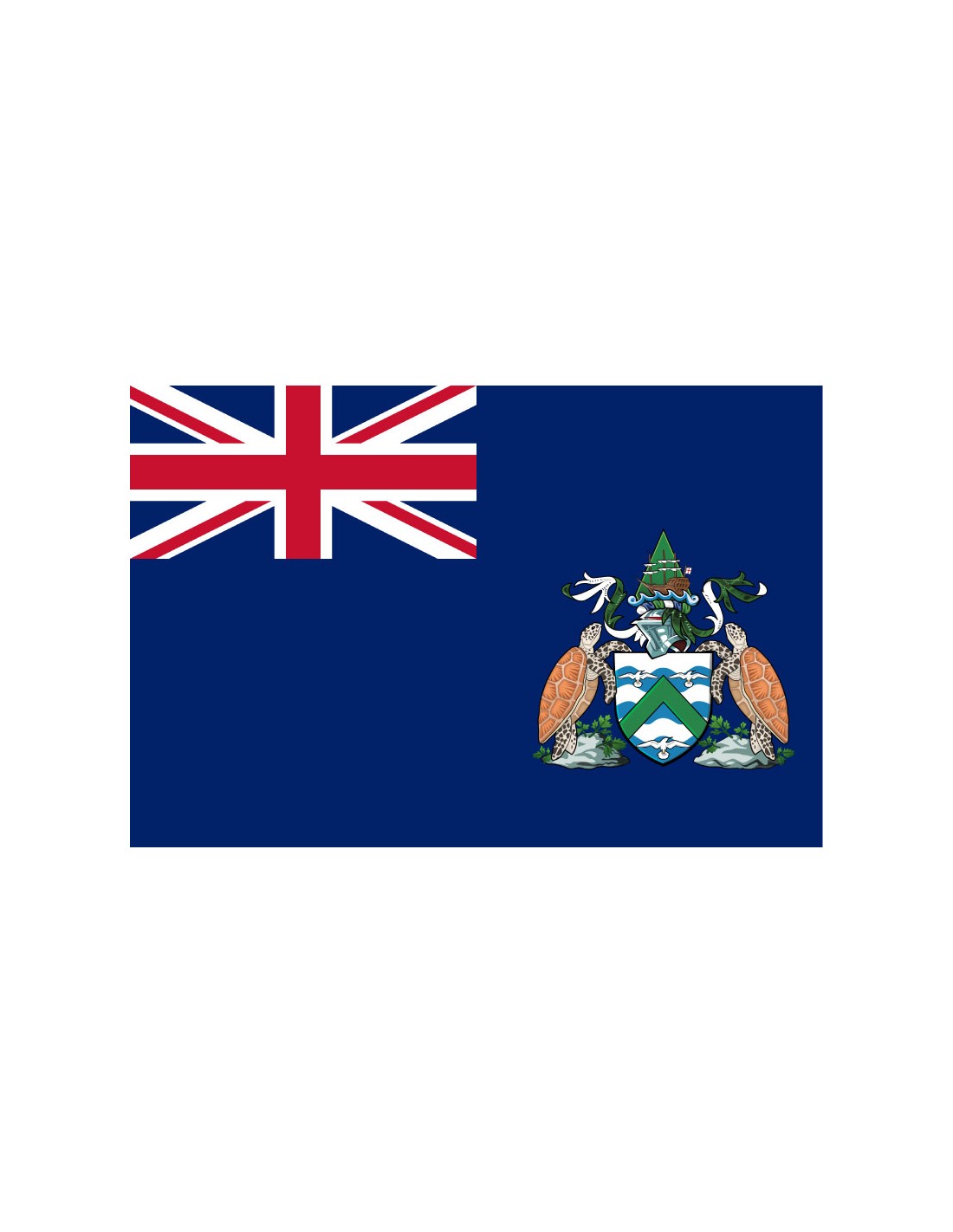 Bandera de Isla Ascensión