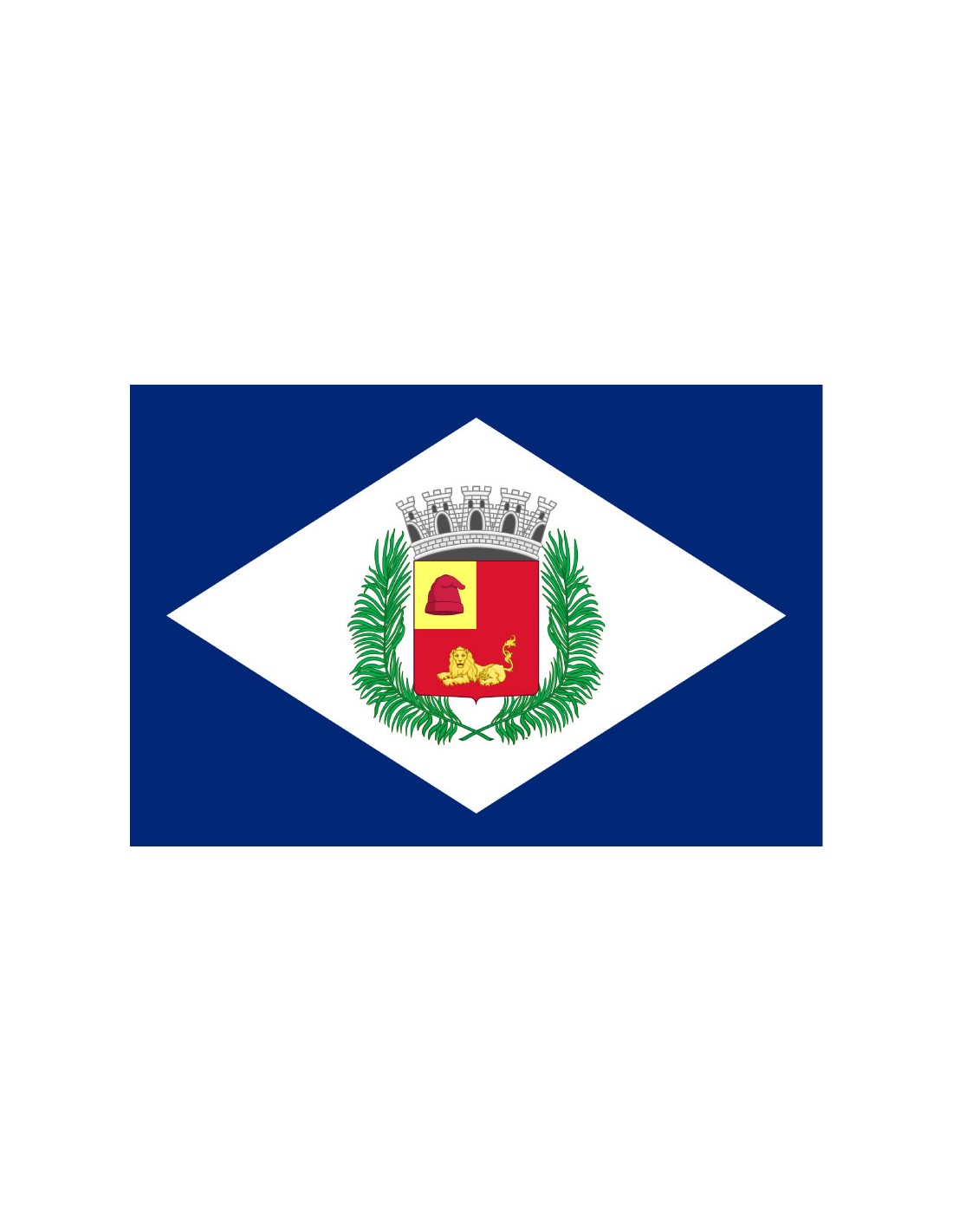 Bandera de Rio Claro. São Paulo