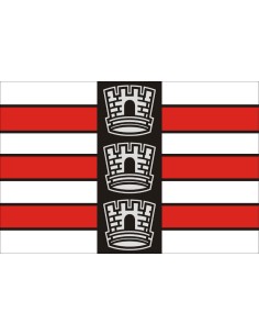 Bandera de João Pessoa. Brasil