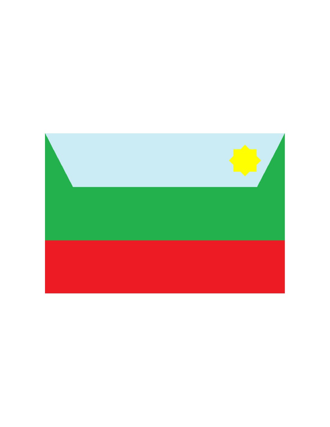 Bandera de Chachapoyas. Perú