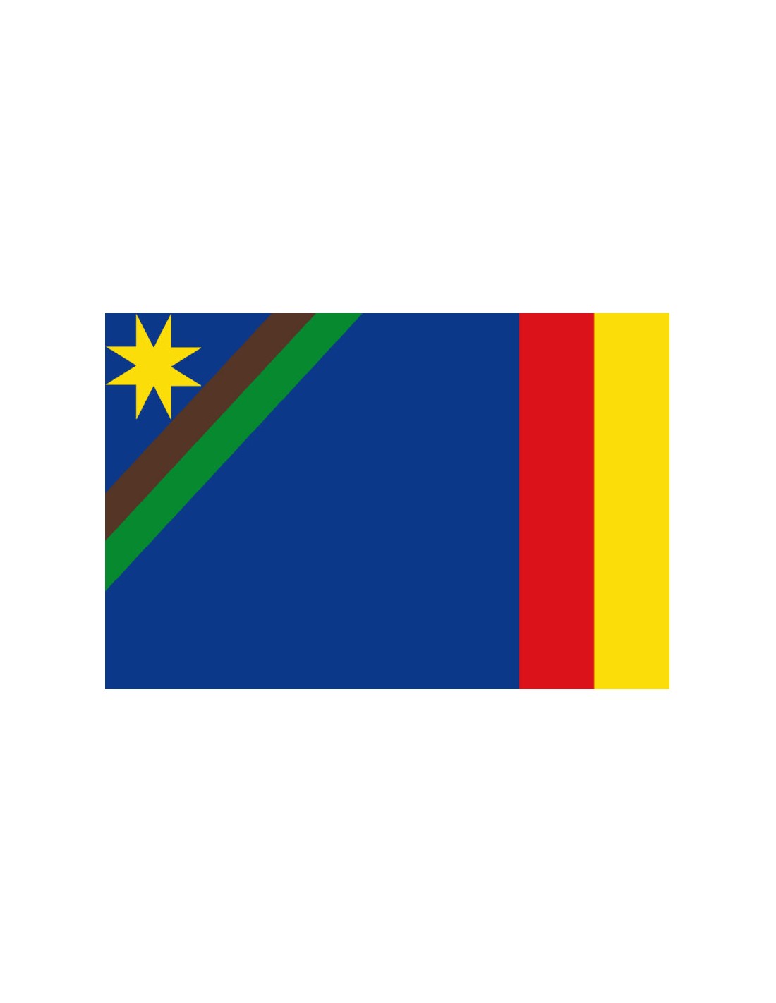 Bandera de Jumbilla. Bongará. Perú