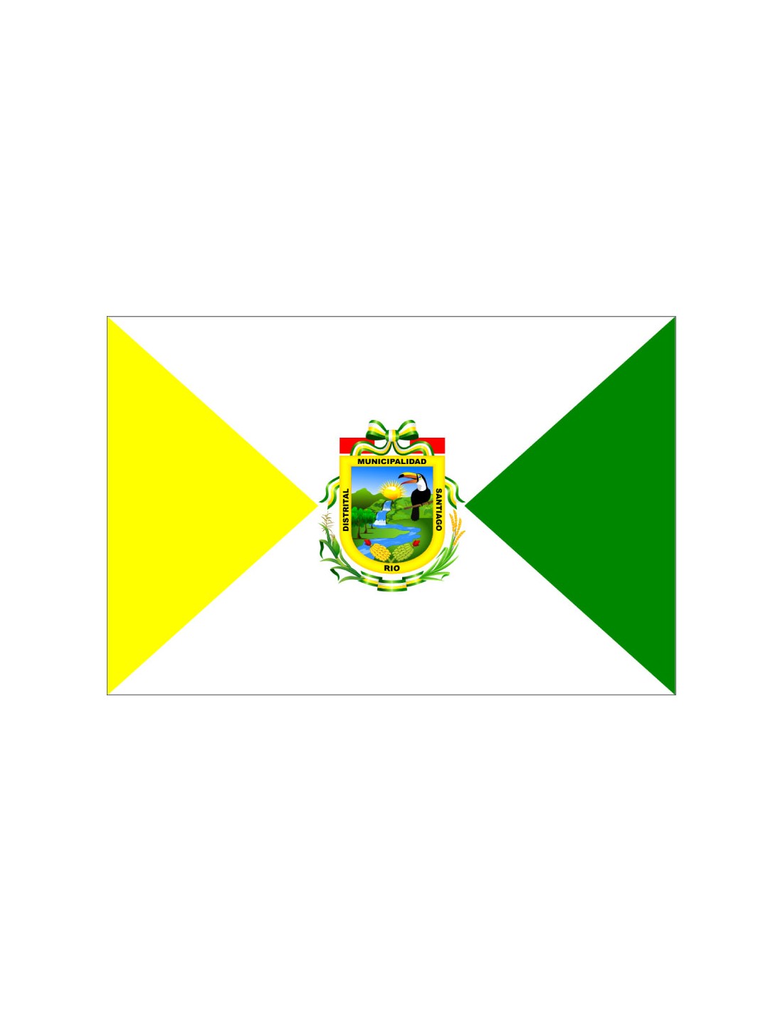 Bandera de Rio Santiago. Perú