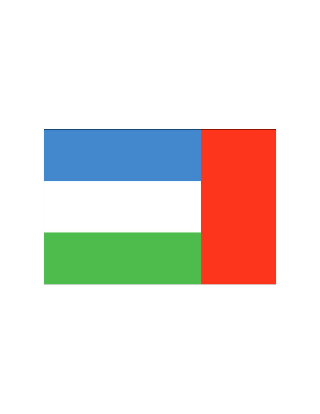 Bandera de Luya. Perú