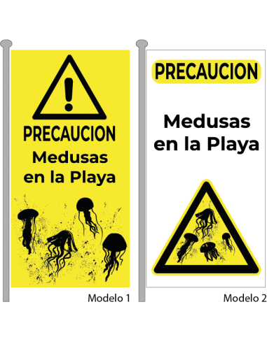 Bandera Precaución Medusas