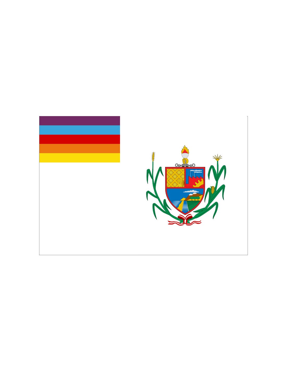 Bandera del Departamento de La Libertad. Perú