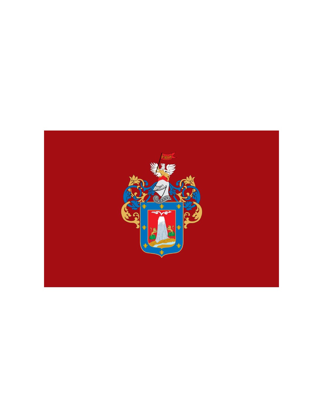 Bandera del Departamento de Arequipa. Perú