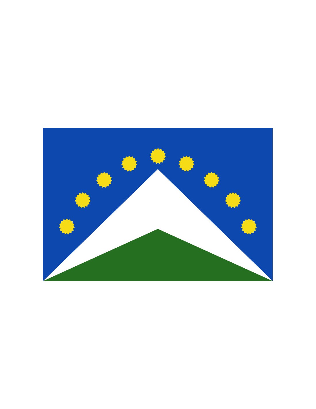 Bandera del Departamento de Junín. Perú