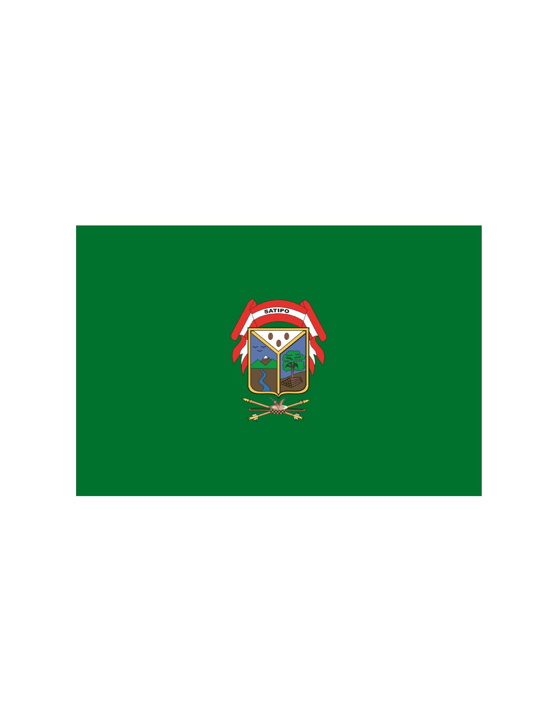 Bandera de Satipo. Perú