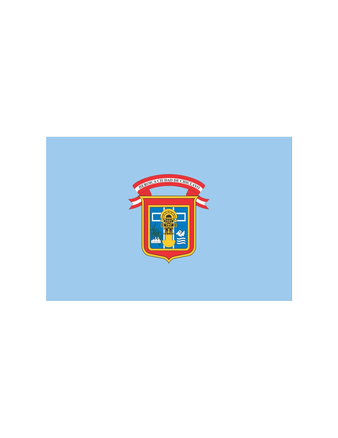Bandera de Chiclayo. Perú
