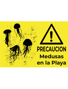 Bandera Precaución Medusas 1
