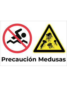 Bandera Precaución Medusas 2