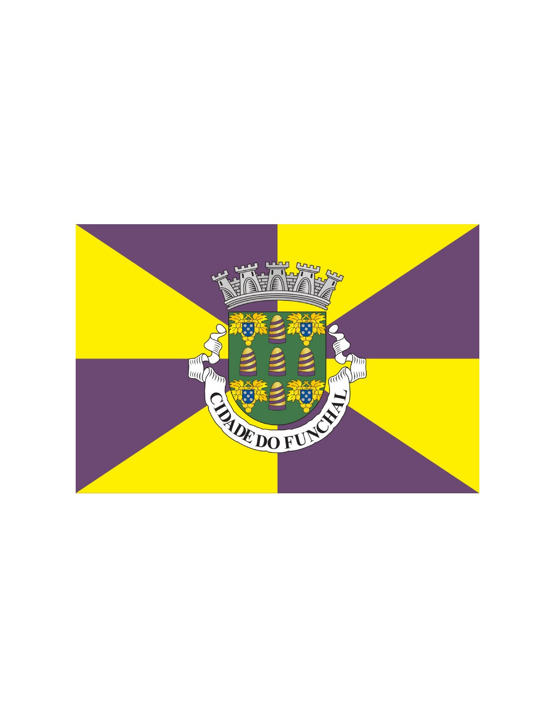 Bandera de Funchal. Madeira