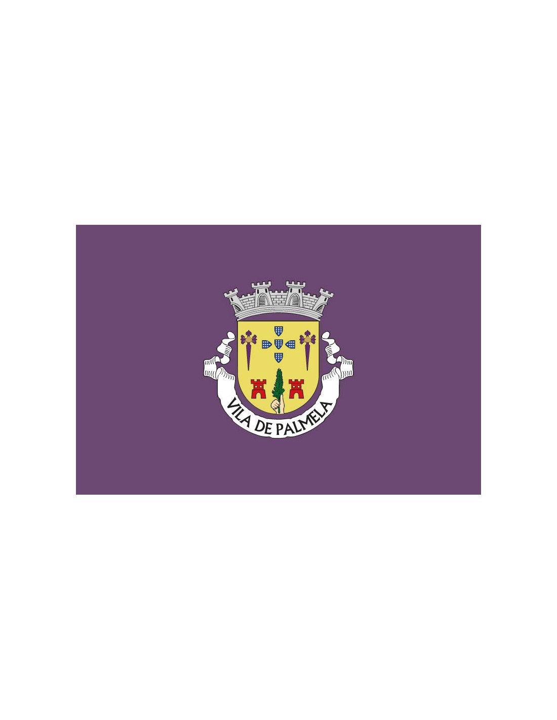 Bandera de Vila de Palmela