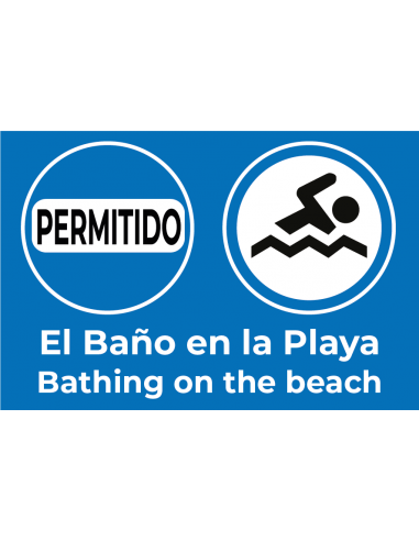 Bandera Permitido el Baño