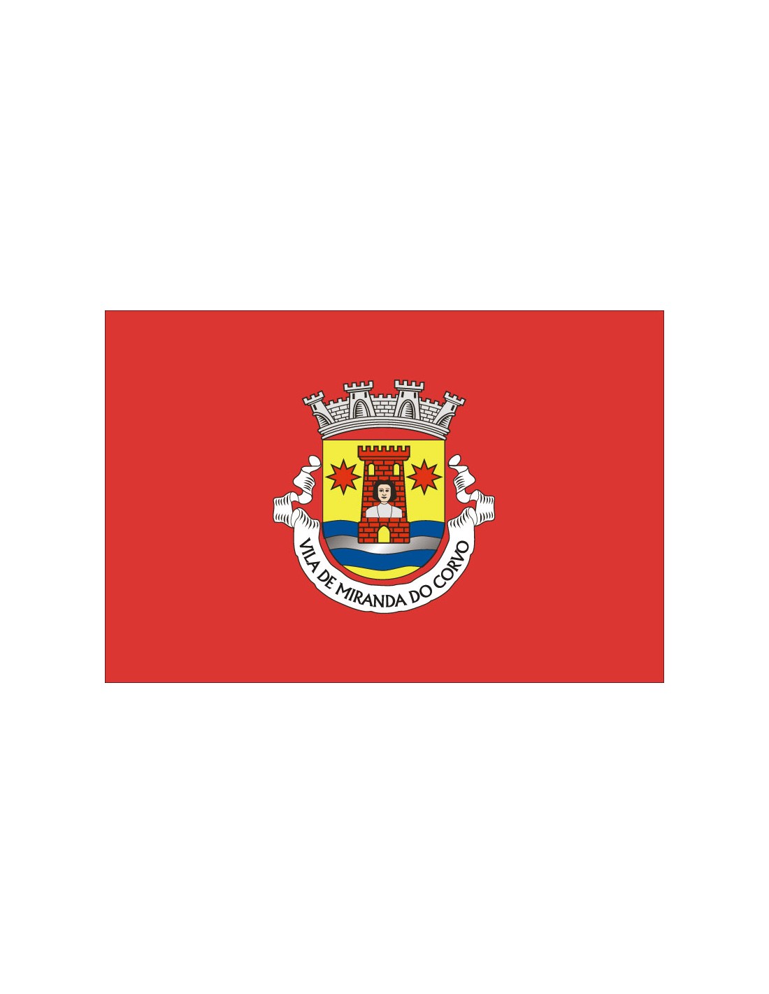 Bandera de Vila Miranda do Corvo