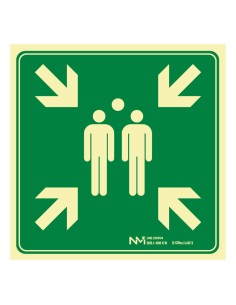 Señal Luminiscente PVC o...