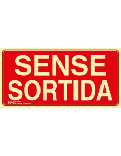 Señal Luminiscente PVC o...