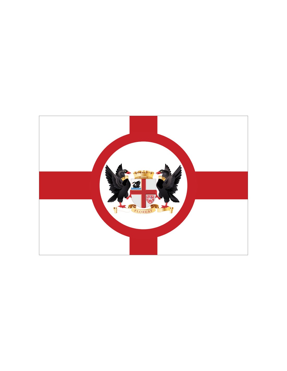 Bandera de Perth. Australia