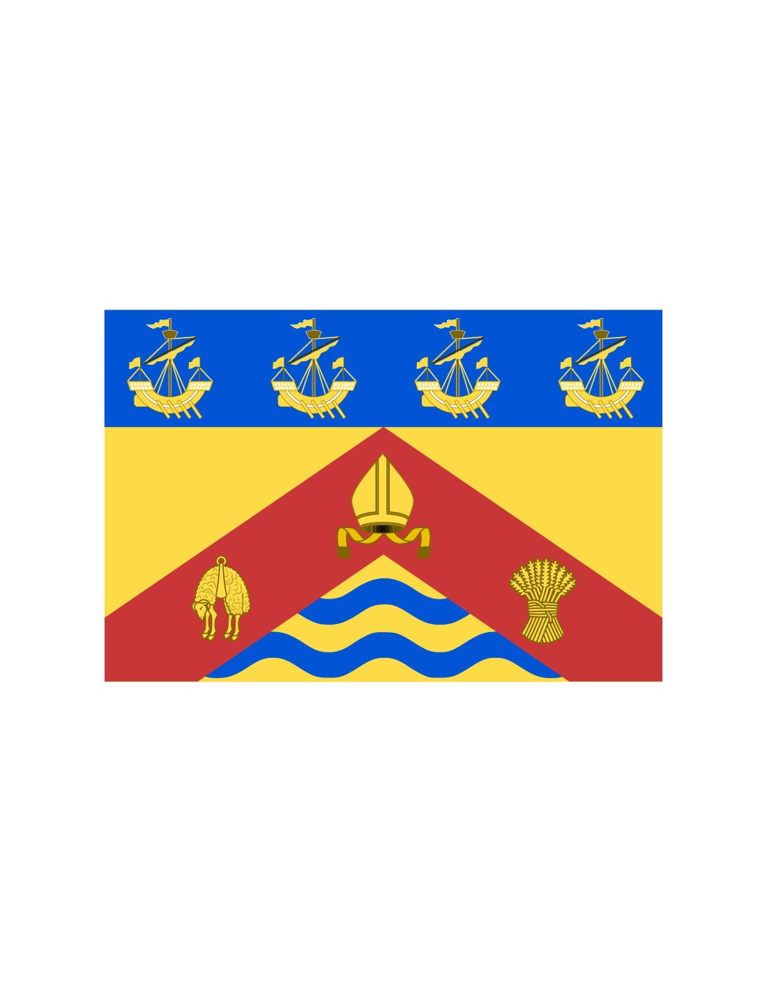 Bandera de Christchurch. Nueva Zelanda