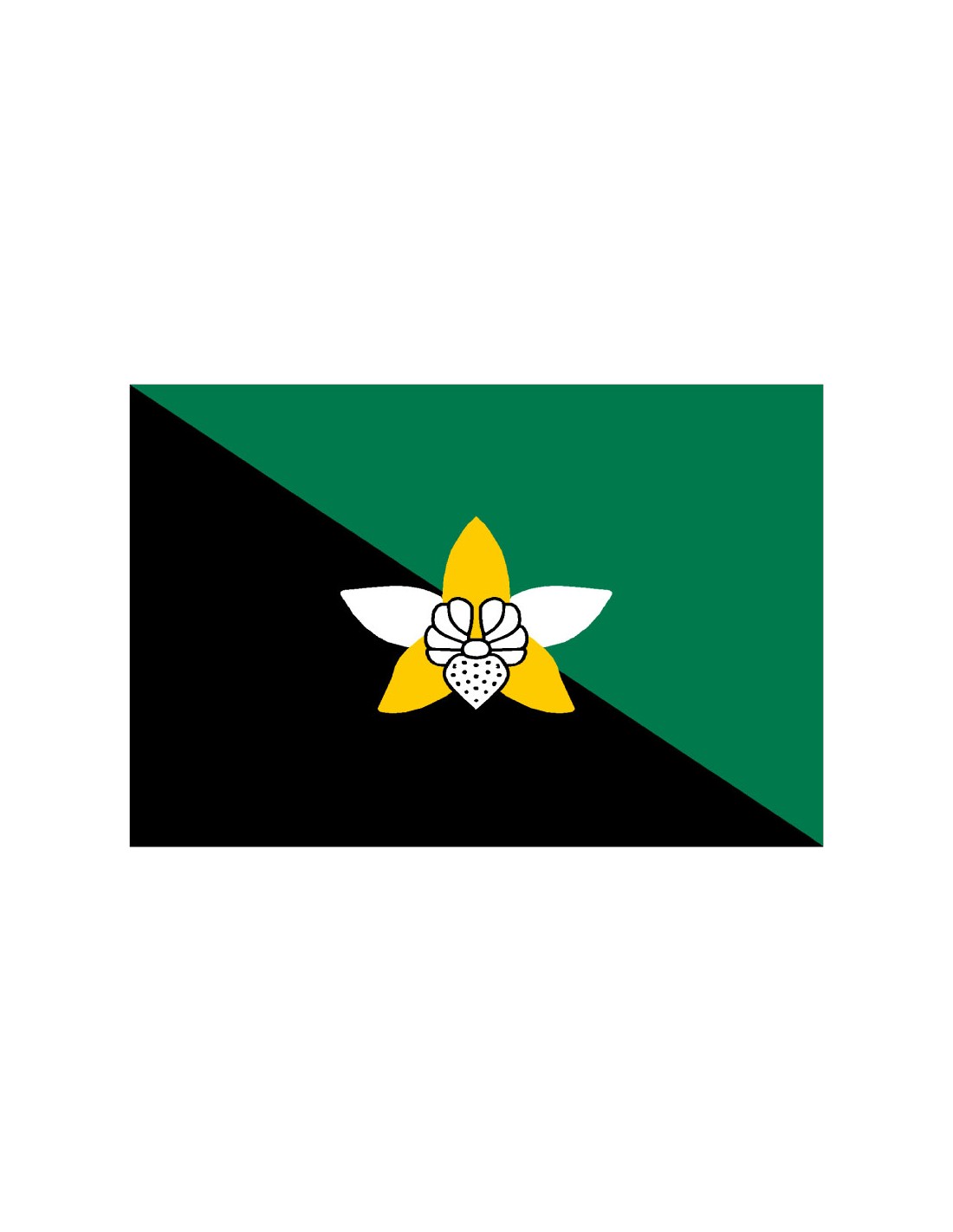 Bandera de Enga. Papua Nueva Guinea