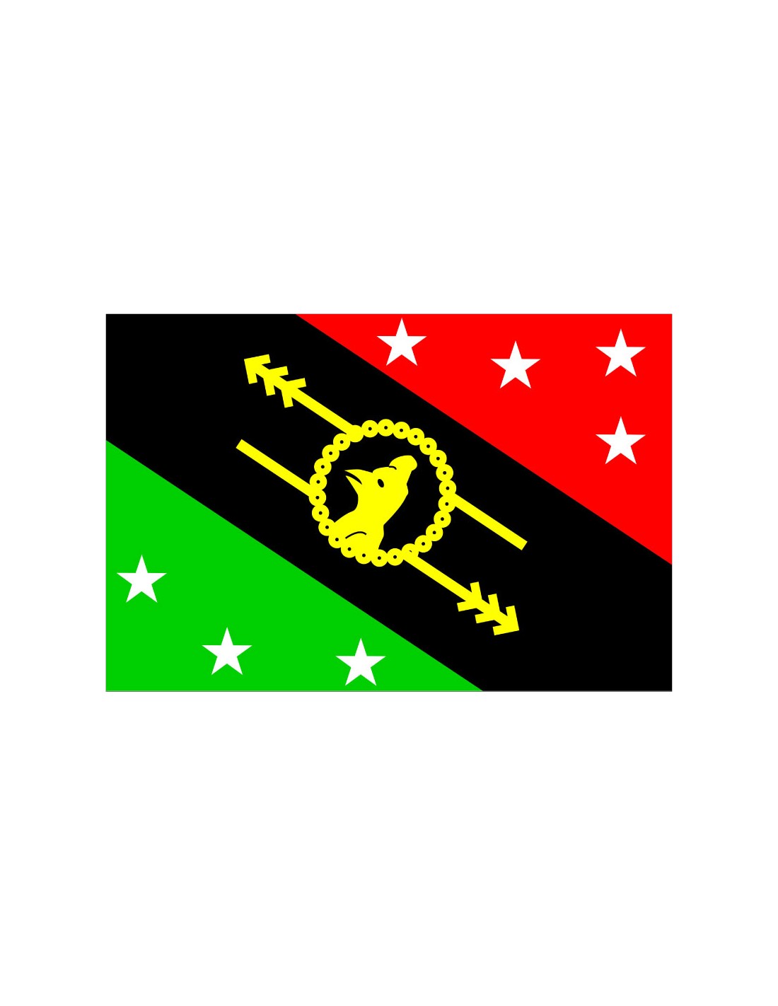 Bandera de Southern Highlands. Papua Nueva Guinea