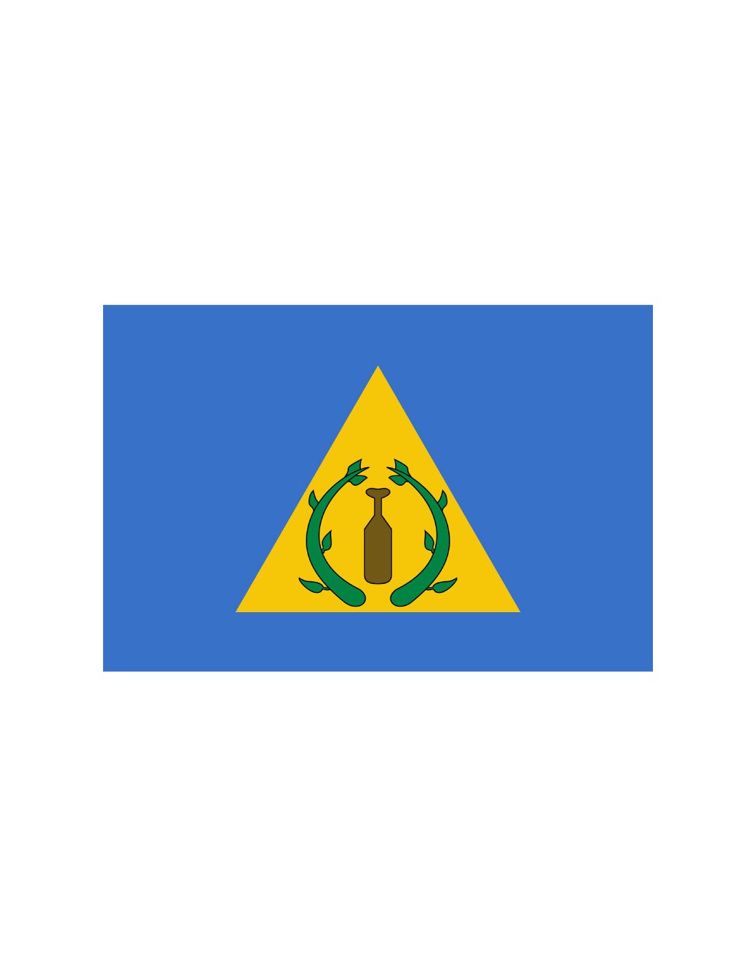 Bandera del Estado de Kayangel. Palaos