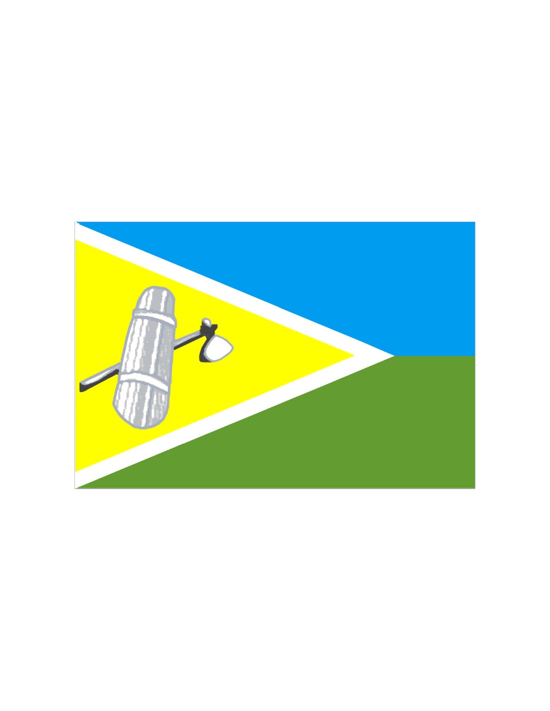 Bandera Provincia de Isabel. Islas Salomón