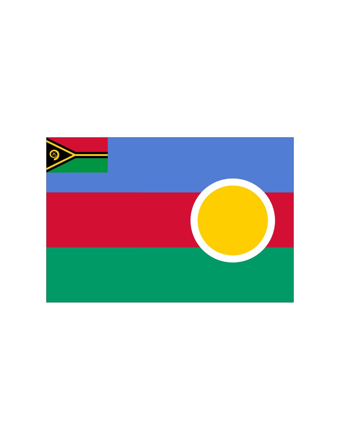 Bandera Provincia de Shefa. Vanuatu