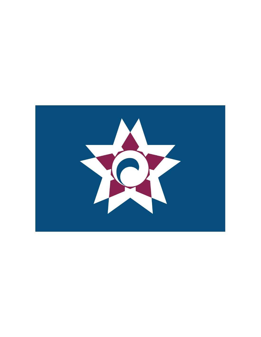 Bandera de Hakodate. Japón