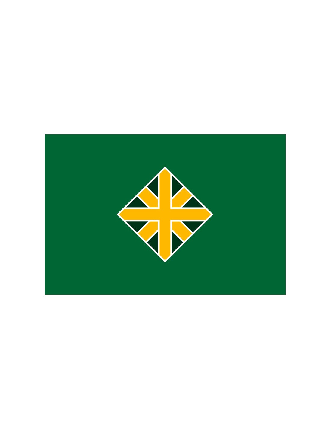 Bandera de Iwamizawa. Japón