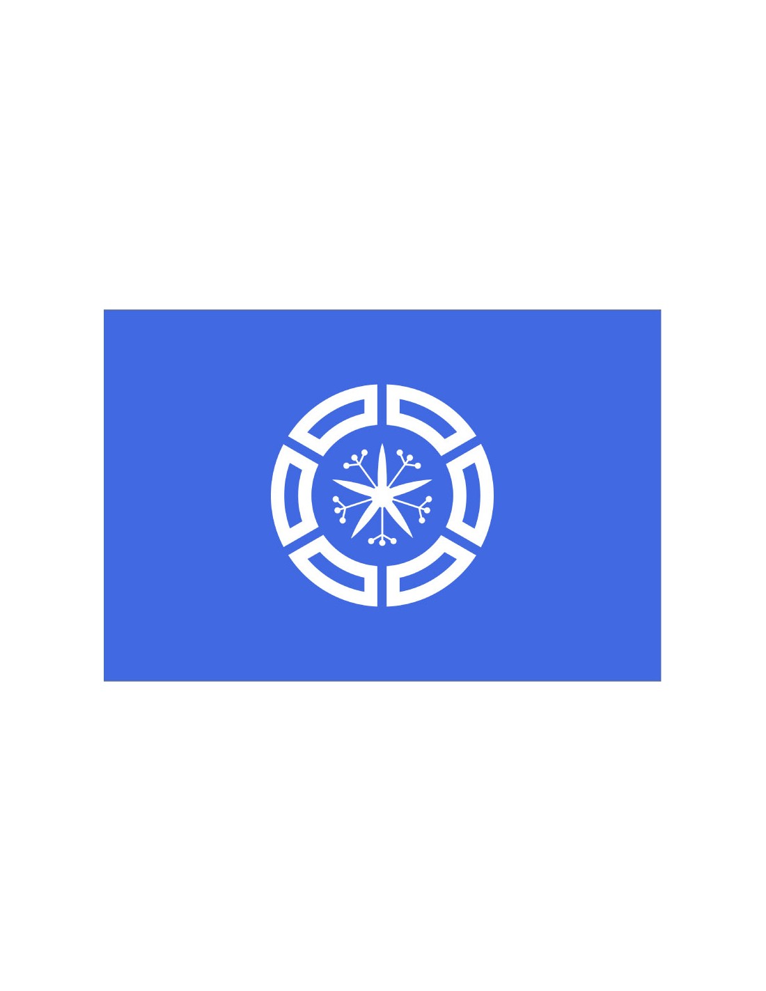 Bandera de Muroran. Japón