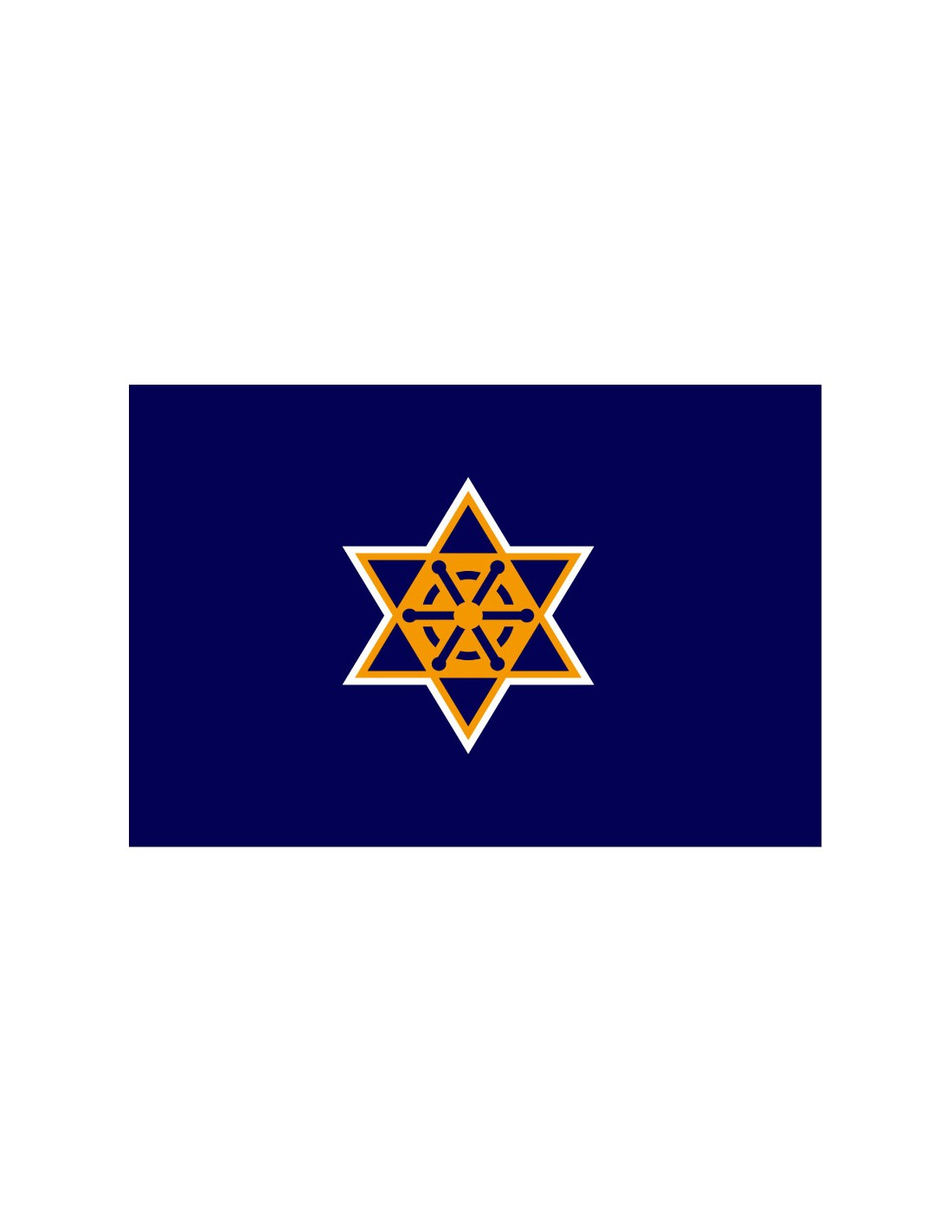 Bandera de Wakkanai. Japón