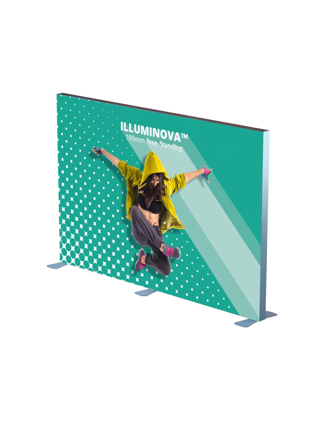 Banner de Suelo con Luz Led. Illuminova 100