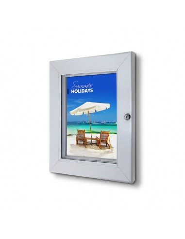 Marco de Aluminio A4 Antihumedad. Con Cerradura