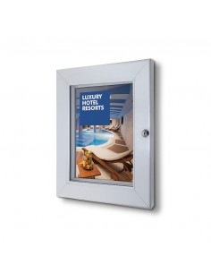 Marco de Aluminio A4 Premium. Con Cerradura