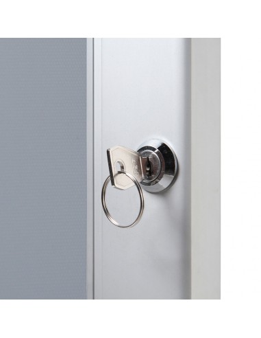 Marco de Aluminio A4 Antihumedad. Con Cerradura